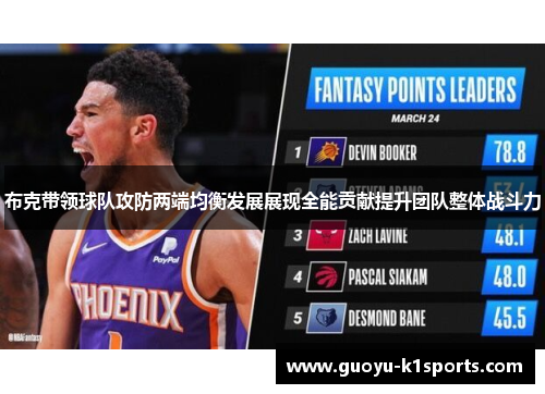 布克带领球队攻防两端均衡发展展现全能贡献提升团队整体战斗力 布克带领球队攻防两端均衡发展展现全能贡献提升团队整体战斗力